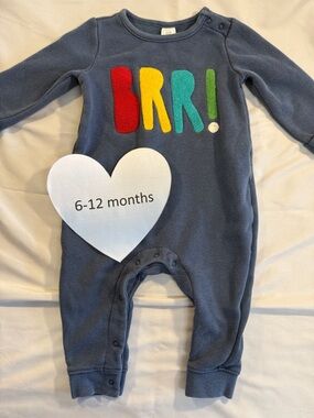 GAP - Long sleeve Colourful Lettered Baby Onesie/Romper